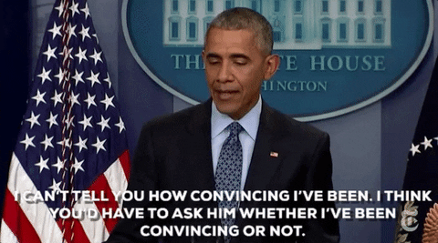 convincing president obama GIF by Obama