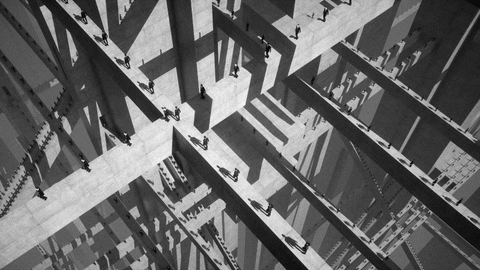 Black And White Geometry GIF by Tears For Fears