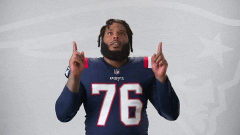 Football Look Up GIF by New England Patriots