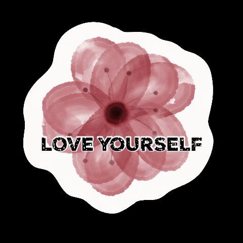 Love Yourself Flower GIF
