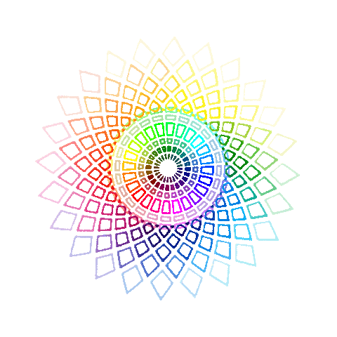 dinaaaaaah rainbow color colorful gif artist Sticker