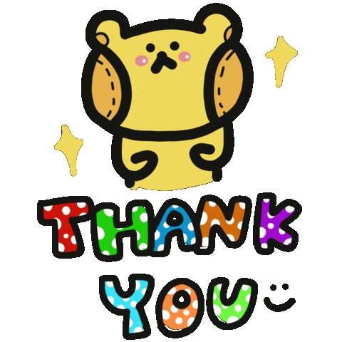 Thanks Sticker by Playbear520_TW