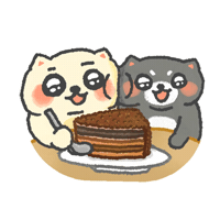 Eat Chocolate Cake Sticker