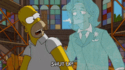 Episode 18 Shut Up GIF by The Simpsons