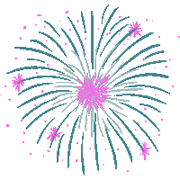 Light Up The Sky Fireworks Sticker by BossLady Bio