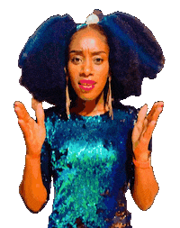 Black Woman Wtf Sticker by takeepfit