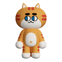 Turn Around Cat Sticker by 궁디팡팡 캣페스타