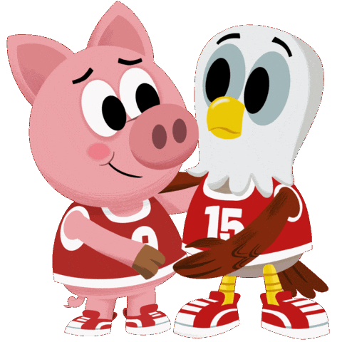 Meet Me In The Middle Hug Sticker by VeeFriends