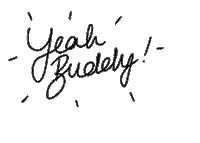 bethclaremc illustration black lettering lightweight Sticker