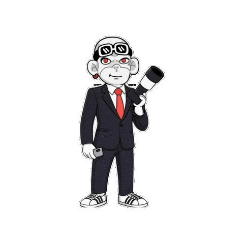 Click Red Eyes Sticker by Zhot