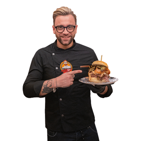 Burger Meat Sticker by 'O Figlio d''O Macellar