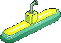Habbo Hotel Swimming Sticker