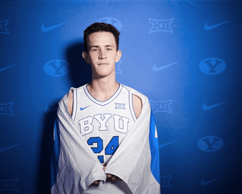College Basketball Sport GIF by BYU Cougars