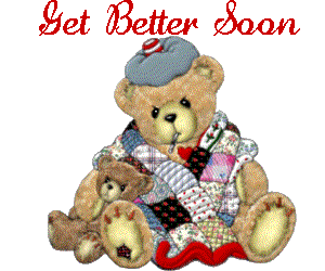 sick get well soon STICKER