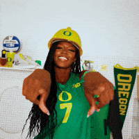 Oregon Duck Volleyball GIF by GoDucks
