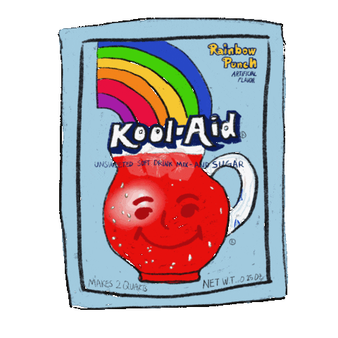 Ampersandd giphyupload cool rainbow dope Sticker