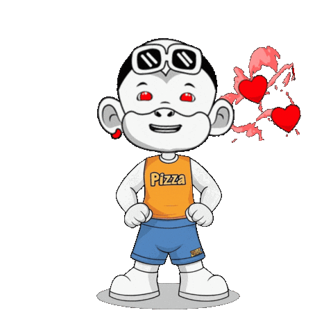 Pizza Time Sticker by Zhot