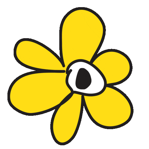Flower Blinking Sticker by P.A.M. (Perks And Mini)