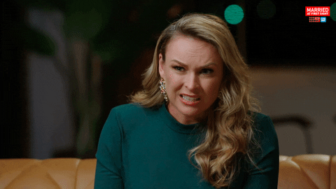 Not Funny Reaction GIF by Married At First Sight