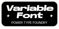 powertype font typeface variable font ptf GIF