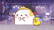 Shocked Halloween GIF by Molang