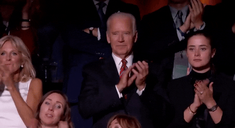 Joe Biden Applause GIF by Election 2016