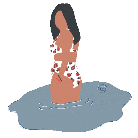 Summer Swimming Sticker
