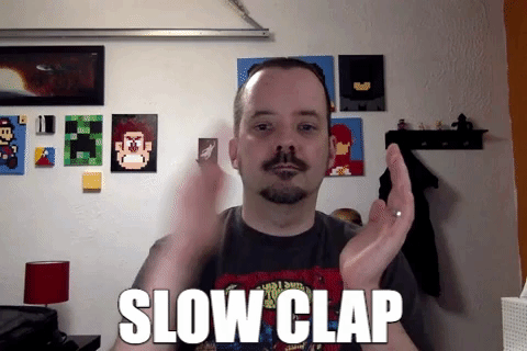 slow clap GIF