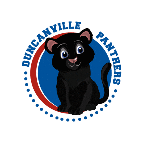 DuncanvilleISD giphygifmaker panther allin duncanville Sticker