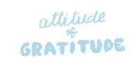 alejandrasans blue gracias attitude gratitude Sticker