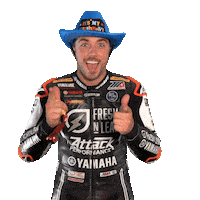 Happy Josh Herrin Sticker by MotoAmerica