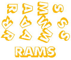 La Rams Football Sticker by Los Angeles Rams