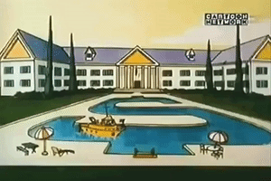 richie rich pool GIF by MANGOTEETH