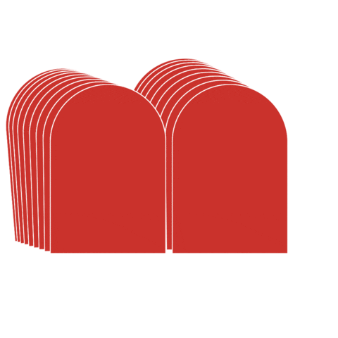 birdsbellwoods giphygifmaker logo red rock Sticker