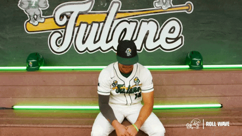 College Baseball Banks GIF by GreenWave