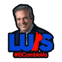 Elcambiova Sticker by Luis Abinader