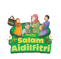 Salamaidilfitri Sticker by ProDiet Malaysia