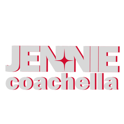Jennie Coachella Sticker
