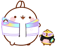 Happy Fashion Sticker by Molang