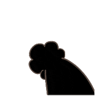 Black Cat Clover Sticker
