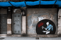 street art loop GIF by A. L. Crego