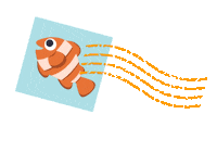 Gold Fish Sticker by Editions Jocatop