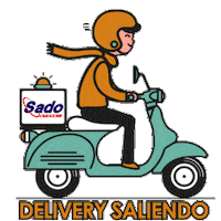 Delivery Sticker by Sado Store