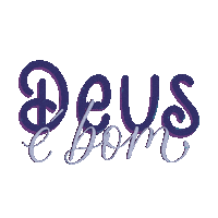 emillychristine lettering deus bom emillychristine Sticker