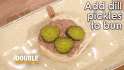 double cheeseburger cooking GIF by Rachael Ray Show