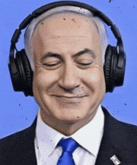 Tel Aviv Netanyahu GIF
