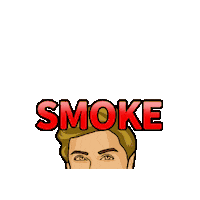 stanleymc smoke cigarette cigar josh stanley Sticker