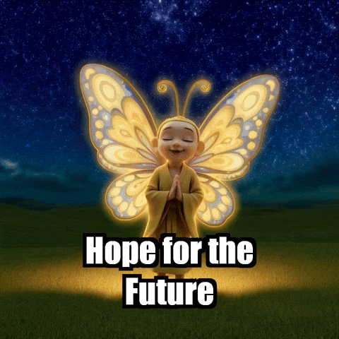 Wisdom Enlightenment GIF by BuddhaFlyJourney