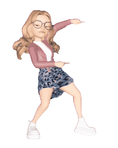 Girl Click Sticker