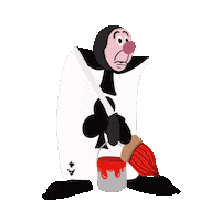 Scared Alice In Wonderland Sticker